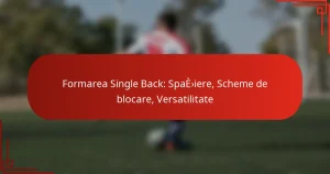 Formarea Single Back: Spațiere, Scheme de blocare, Versatilitate